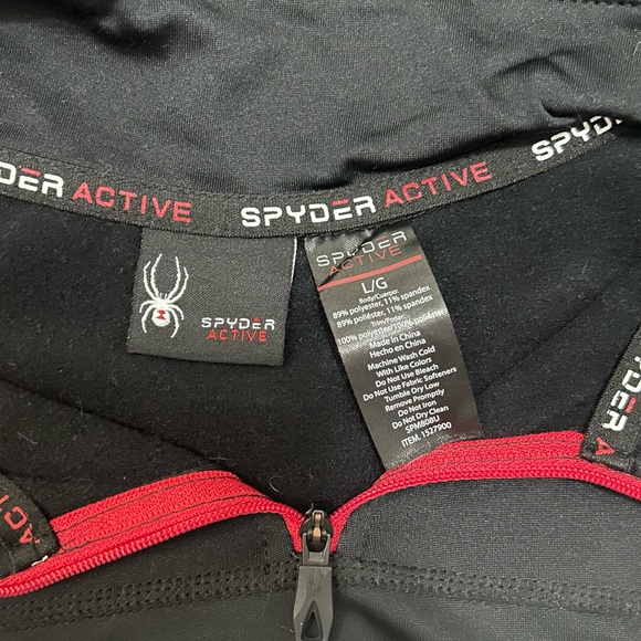 Men's Spyder Quarter-zip Athletic Sweatshirt - Picture 4 of 4